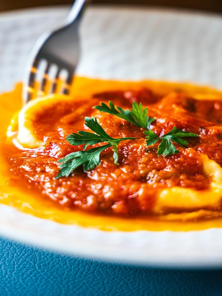 Massa com molho de tomate servida no Quintal 59